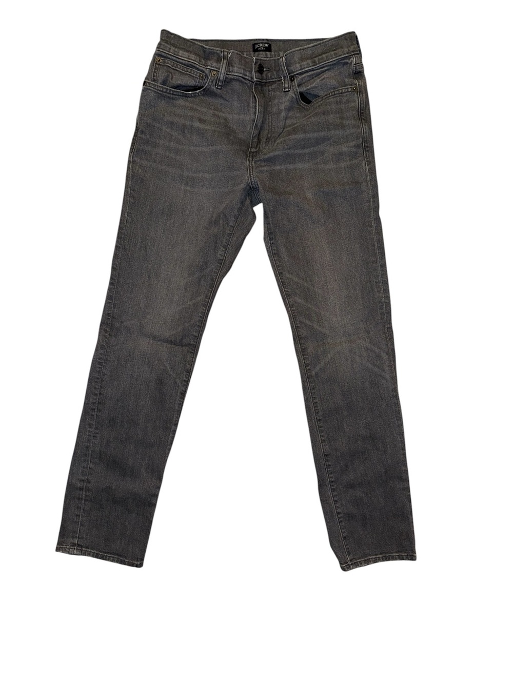 J. Crew Gray Straight Denim Jeans